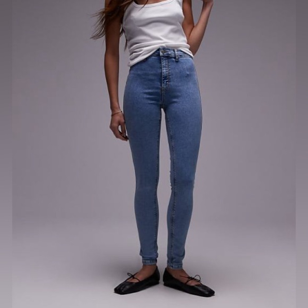 Topshop Moto Joni Light Blue Jeans
